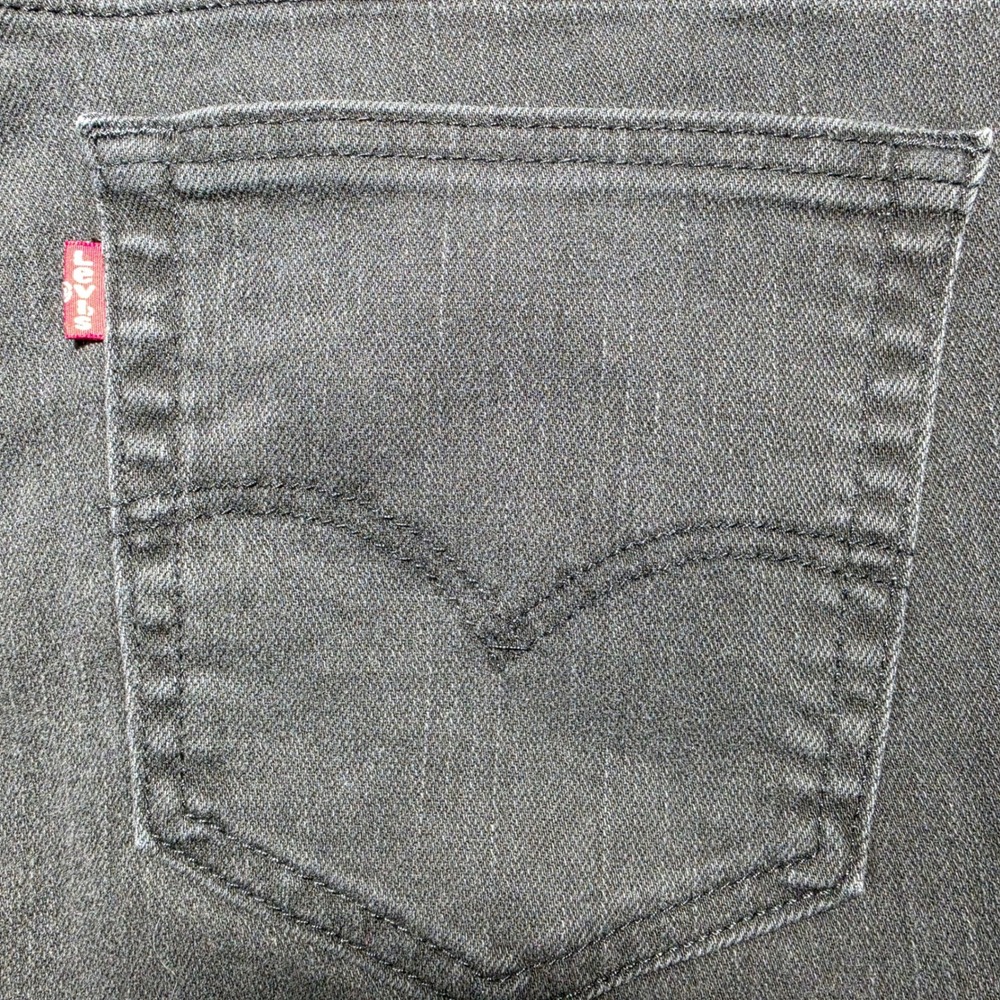 Levis 569 Loose Straight Jeans Mens 36x30 Black Denim Pants 0318 - Picture 5 of 8